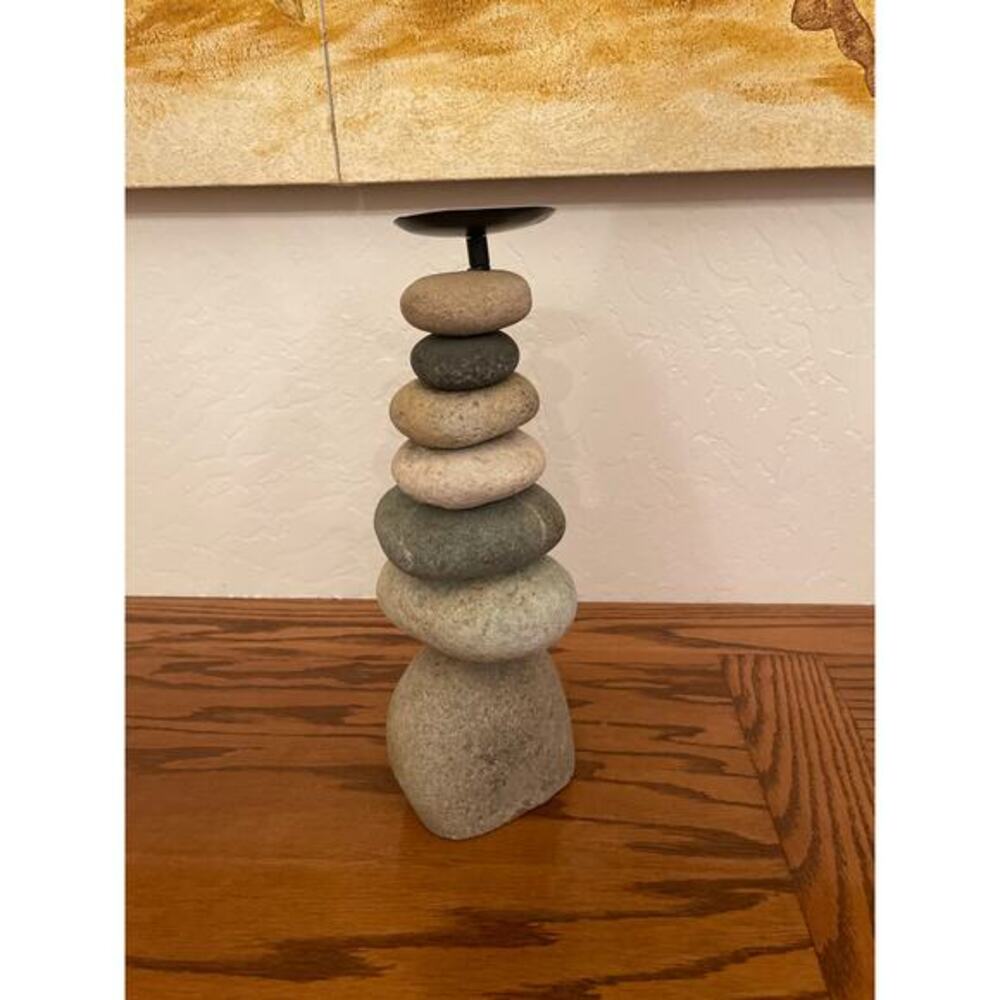 Zen Rock formation candle stick